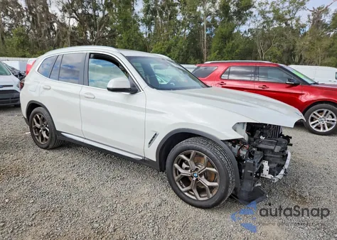 2022 BMW X3 Sdrive30I из США, поврежденный, VIN 5UX43DP00N9M83187